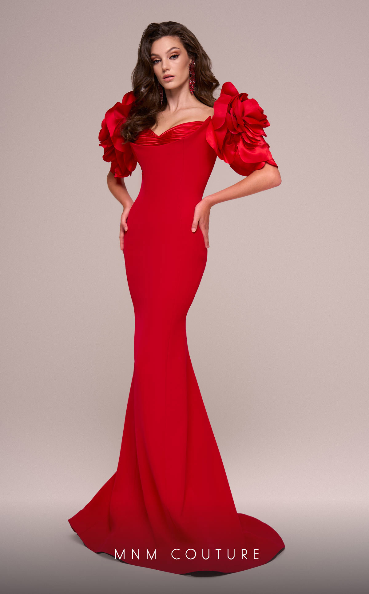 MNM - MNM Couture F02886 - Sweetheart Off-Shoulder Gown